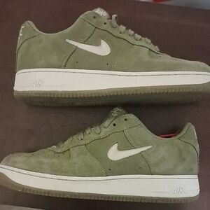 Nike Green Suede Air Sneakers